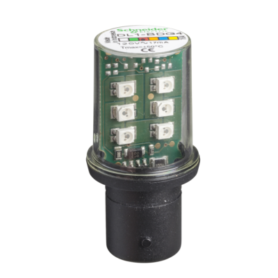 RED LED BA15D 120VAC - Schneider Electric - DL1BDG4