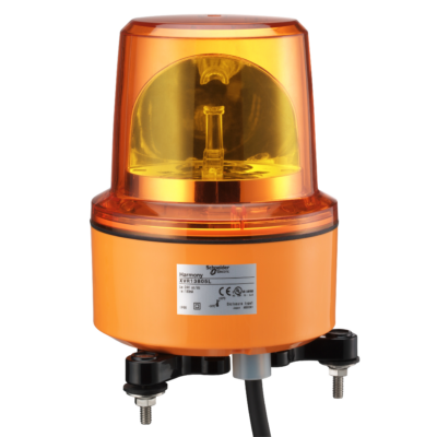 Harmony XVR, Rotating beacon, Ø130, orange, without buzzer, 120 V AC - Schneider Electric - XVR13G05L