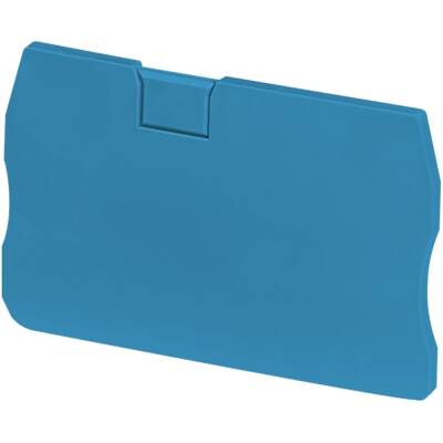 END COVER, 2PTS, 2,2MM WIDTH, BLUE, FOR SPRING TERMINALS NSYTRR22, NS - Schneider Electric - NSYTRACR22BL