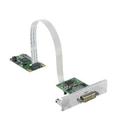 Interface graphic card, Harmony iPC, Mini PCIe video Full HD with DVI I connector - Schneider Electric - HMIYMINDVII1