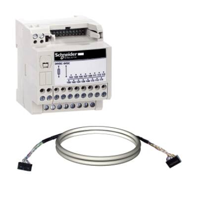 passive connection sub-base ABE7 - 16 inputs or outputs - Micro/Premium cable 2m - Schneider Electric - ABE7H20E200