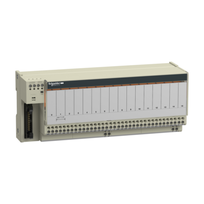 Sub-base with plug-in electromechanical relay ABE7 - 16 channels - relay 10 mm - Schneider Electric - ABE7R16T210