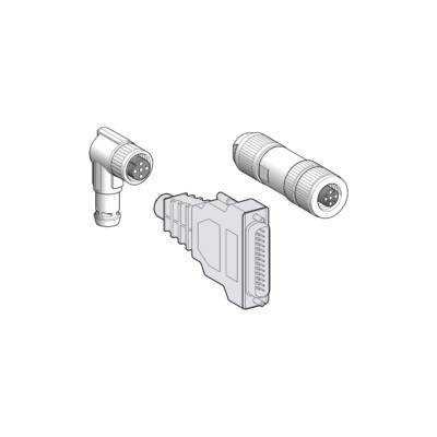 one 10-pin + two 16-pin connectors - for M340 counter module - Schneider Electric - BMXXTSHSC20