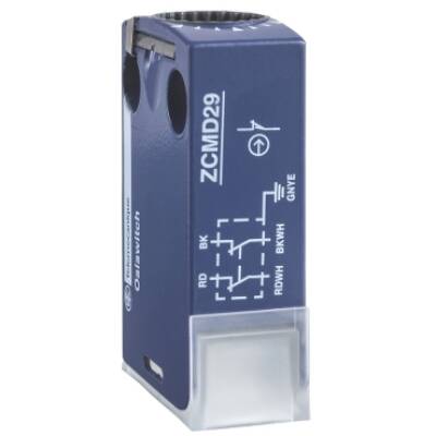 limit switch body ZCMD - 2NC+2NO - silver - snap action - connection - 5 m - Telemecanique Sensors - ZCMD41L5