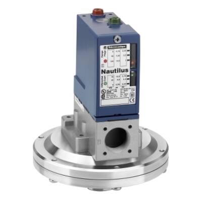 pressure switch XMLB 350 mbar - adjustable scale 2 thresholds - 1 C/O - Telemecanique Sensors - XMLBL35R2S11