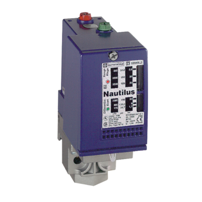 pressure switch XMLC 10 bar - adjustable scale 2 thresholds - 2 C/O - Telemecanique Sensors - XMLC010B2S11