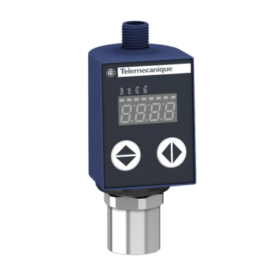 Electronic pressure sensors, Pressure sensors XM, XMLR 1 bar, 1/4" 18 NPT, 24 VDC, 4...20 mA, M12 - Telemecanique Sensors - XMLR001G0T26