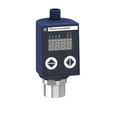 Pressure sensors XMLR 10bar - G 1/4 - 24VDC - 2xPNP - M12 - Telemecanique Sensors - XMLR010G2P05