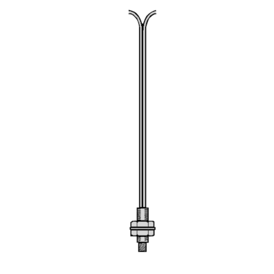 plastic fibre optic for sensor - diffuse - positioning - standard - 2m - Sn15mm - Telemecanique Sensors - XUFN02323