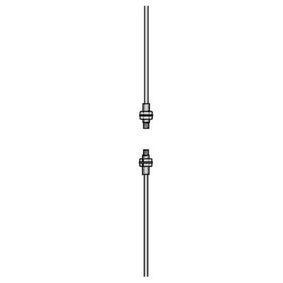 plastic fibre optic for sensor - thru-beam - positioning - std. - 2m - Sn50mm - Telemecanique Sensors - XUFN35301