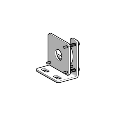 accessory for sensor - Ø18mm - fixing bracket micrometric adjustment - metal - Telemecanique Sensors - XUZA318