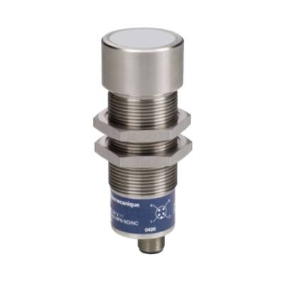 ultrasonic sensor - M30 stainless steel - diffuse - Sn 1m - 1NO+1NC - M12 - Telemecanique Sensors - XX630S1NCM12