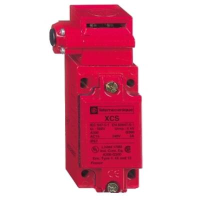 metal safety switch XCSB - 1 NC + 2 NO - slow break - 1 entry tapped Pg 13 - Telemecanique Sensors - XCSB501