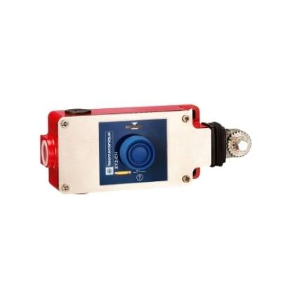 e-stop rope pull switch XY2CH - 1NC+1NO - booted pushbutton - Telemecanique Sensors - XY2CH13250H29