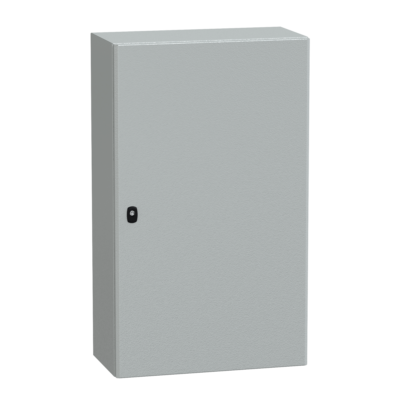 Spacial S3D plain door w/o mount.plate. H1000xW600xD300 IP66 IK10 RAL7035. - Schneider Electric - NSYS3D10630