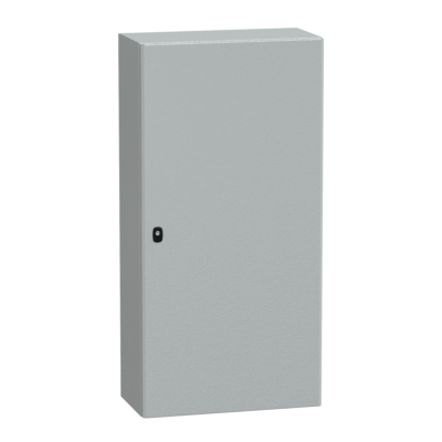 Spacial S3D plain door w/o mount.plate. H1200xW600xD300 IP66 IK10 RAL7035. - Schneider Electric - NSYS3D12630