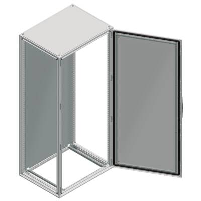 Spacial SF enclosure without mounting plate - assembled - 1600x600x600 mm - Schneider Electric - NSYSF16660