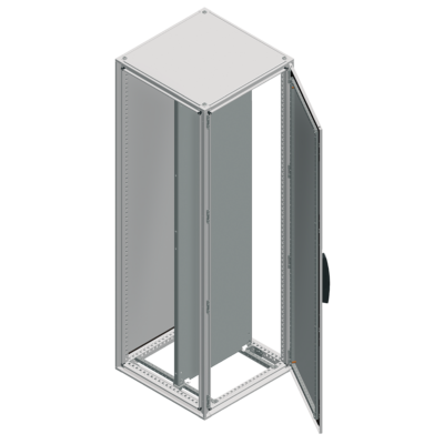 Spacial SF enclosure with mounting plate - assembled - 1600x600x600 mm - Schneider Electric - NSYSF16660P