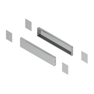 Spacial -side plinth - H100 D800 stainless steel 304L - Schneider Electric - NSYSPSX8100SF