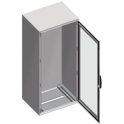 Spacial SM compact enclosure with glazed door - 1600x600x400 mm - Schneider Electric - NSYSM16640T