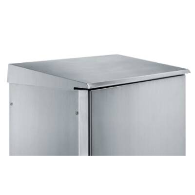 Stainless canopy 304L, Scotch Brite® finish, for enclosures W1200xD500 mm. - Schneider Electric - NSYSCX12050