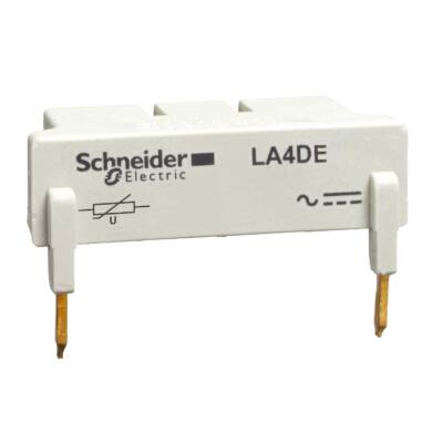 TeSys D - suppressor module - varistor - 50...127 V AC - Schneider Electric - LA4DE2G