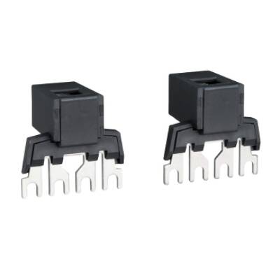 Link for parallel connection of 4 poles, for TeSys D contactors LC1DT20-DT25 - Schneider Electric - LA9D1263