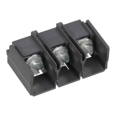 Terminal block, TeSys D, ring-lugs screw terminals, 3P, for contactors LC1D40A-D80A - Schneider Electric - LAD96566