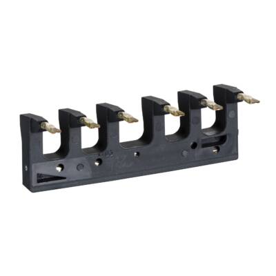 Set of power connections, inversing busbar, for 3P reversing contactors assembly, LC1D09-D38 spring terminals - Schneider Electric - LAD9V13