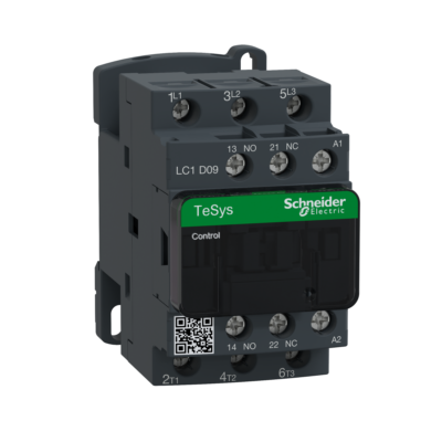 TeSys D contactor - 3P(3 NO) - AC-3 - <= 440 V 9 A - 230 V AC coil - Schneider Electric - LC1D09P7