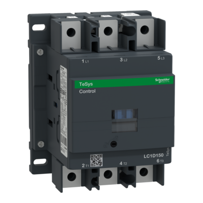 TeSys D contactor - 3P(3 NO) - AC-3 - <= 440 V 150 A - 48 V AC 50/60 Hz coil - Schneider Electric - LC1D1506E7