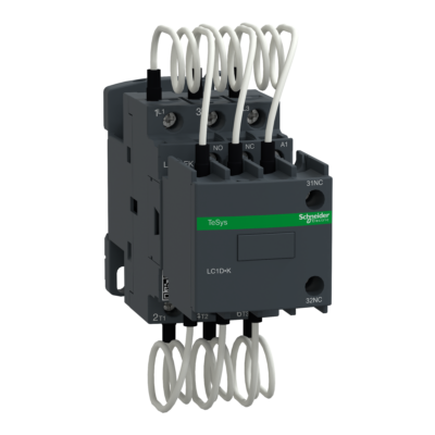 Capacitor contactor, TeSys D, 12.5 kVAR at 400 V/50 Hz, coil 24 V AC 50/60 Hz - Schneider Electric - LC1DFKB7