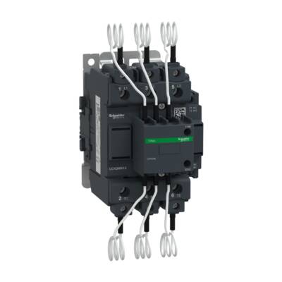 Capacitor contactor, TeSys D, 63 kVAR at 400 V/50 Hz, coil 110 V AC 50/60 Hz - Schneider Electric - LC1DWK12F7