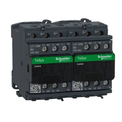 REVERSING CONTACTOR 575VAC 9A IEC - Schneider Electric - LC2D09BD