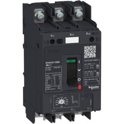 TeSys GV4 - magnetic circuit breaker - 3.5A 3P - with compression lug - Schneider Electric - GV4LE03N6