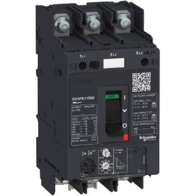 TeSys GV4 - thermal magnetic circuit breaker - 2A 3P - with compression lug - Schneider Electric - GV4PE02N6