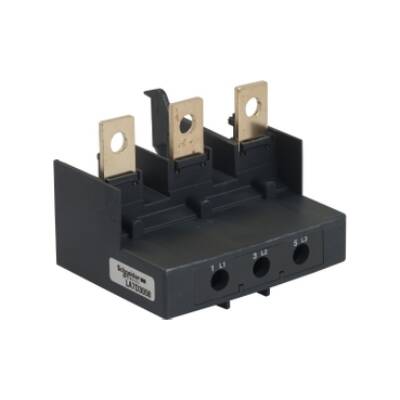 Adapter terminal block, TeSys LRD, for direct mounting of LR2D1… LR3D1… on TeSys D contactors LC1D115-D150 - Schneider Electric - LA7D3058