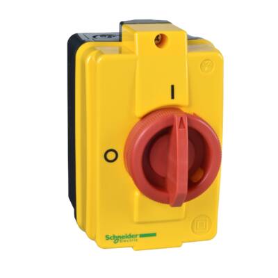 TeSys Vario enclosed, emergency stop switch disconnector, 10A, IP55 - Schneider Electric - VCFN12GE