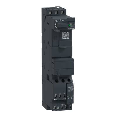 Reversing power base, TeSys U, 3P, 32A/690V, coil 24V DC, without control terminals - Schneider Electric - LU2BB0BL