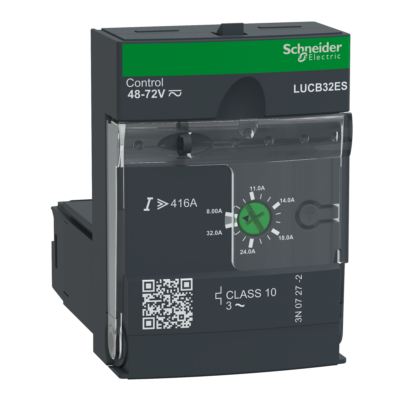 Advanced control unit, TeSys U, 8-32A, 3P motors, protection & diagnostic, class 10, coil 48-72V AC/DC - Schneider Electric - LUCB32ES