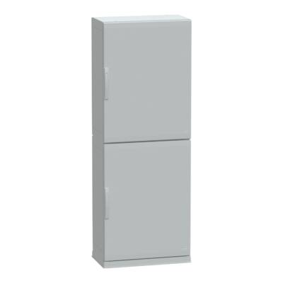 Floor standing encl.polyester vers.PLAZ w/plinth open bottom 2000x750x420 IP54 - Schneider Electric - NSYPLAZ2074G