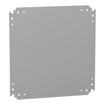 Metallic mounting plate for PLA enclosure H500xW500mm - Schneider Electric - NSYPMM55