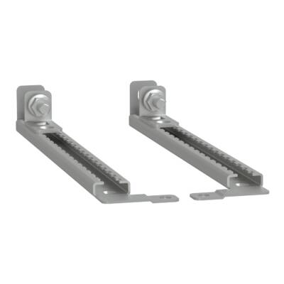 set of 4 step slides with brackets for adjustment of m.plate in PLM 108 - Schneider Electric - NSYDPLM350