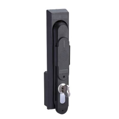 Retractable handle lock with 1242E key lock - Schneider Electric - NSYTEL1242EPL