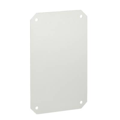 Insulating polyester mounting plate for PLS box 18x27cm - Schneider Electric - NSYPMA1827G