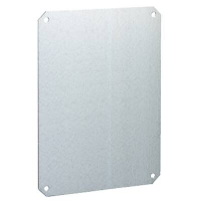 Metallic mounting plate for PLS box 27x54cm - Schneider Electric - NSYPMM2754