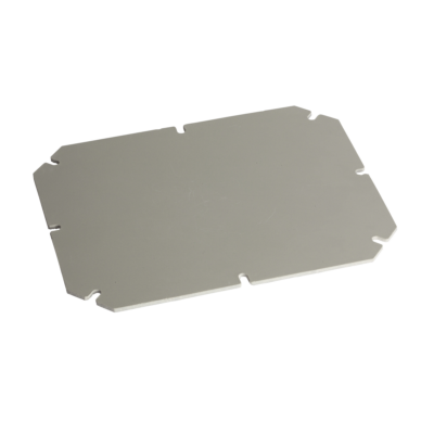 Mounting plate in galvanized steel, thickness 15 mm For boxes of H175W150 mm - Schneider Electric - NSYAMPM1916TB