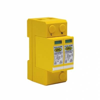 SY1C40X - Type 2+3, single phase, with window indication, for TNC-S and TN-S installations.