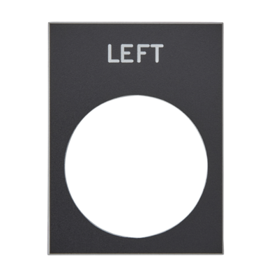 NAMEPLATE (L - Commercial Reference - ZB2BY2310