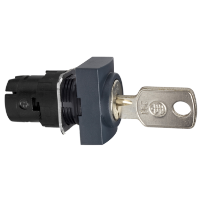 rectangular selector switch head Ø16 3-position spring return Ronis 200 - Commercial Reference - ZB6DGN